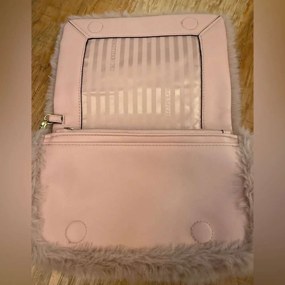 Victoria's Secret Pink Faux Fur Clutch So so soft 🩷NWOT! Never used.